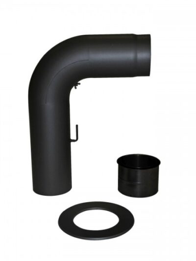 Anschluss-Set Senotherm gezogen 150mm (schwarz)