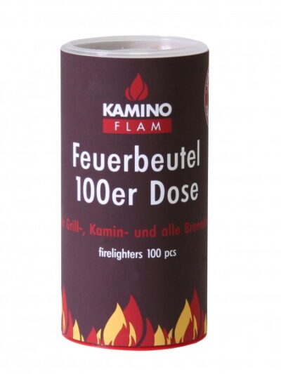 Anzündbeutel für Kamin, Grill & Ofen, 100 Stück