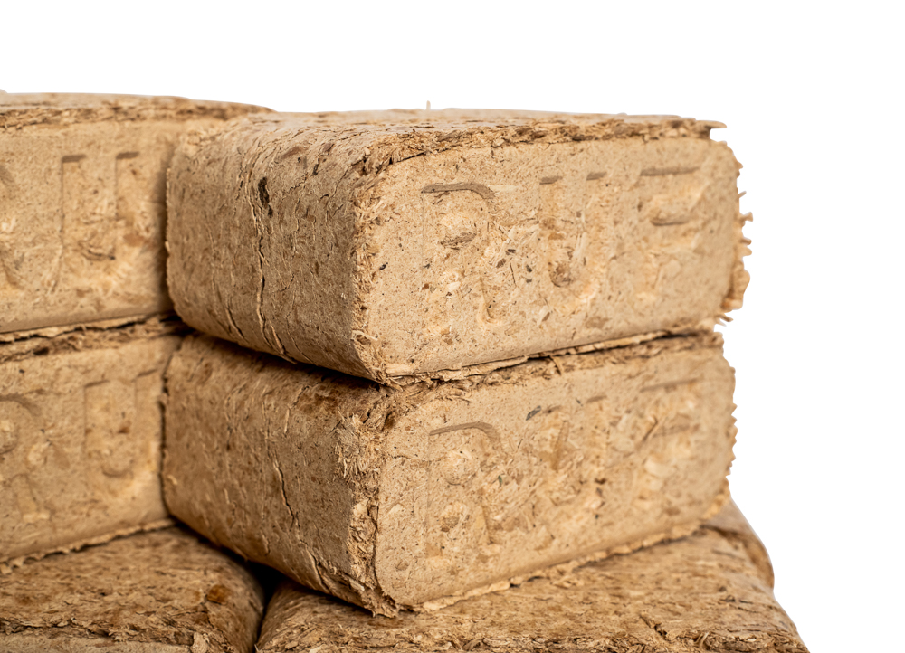 RUF Holzbriketts Hartholz Buche ohne Zugloch 960 kg Palette – Bild 5