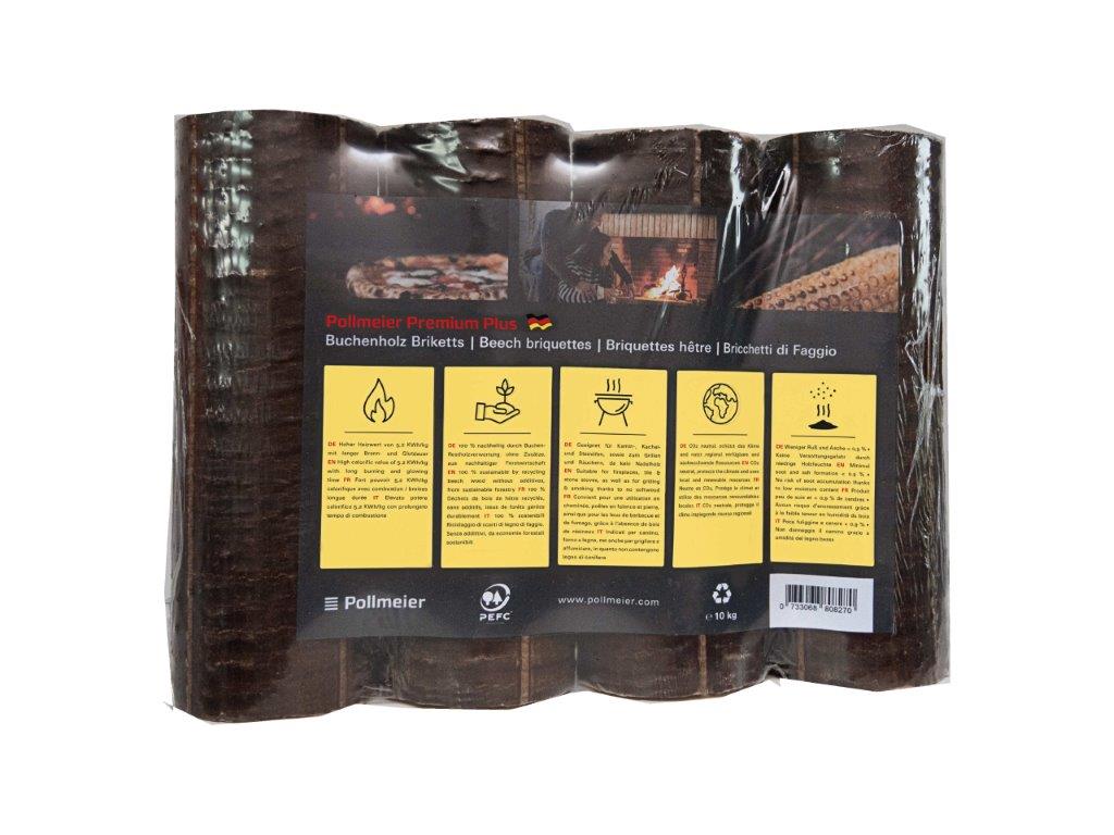 Pollmeier Hartholzbriketts Buche 960 kg Palette – Bild 2