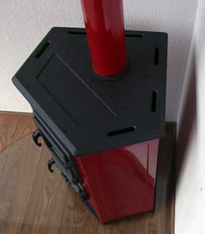 Eck-Kaminofen Gustav 6kW – Bild 4