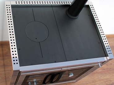 Edelstahl Küchenofen Gesa 7kW – Bild 5