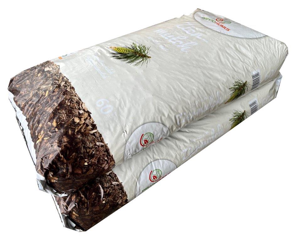Kiefernrinde Ziermulch 10-20 mm, 60 L, 42 Sack/Pal. – Bild 5
