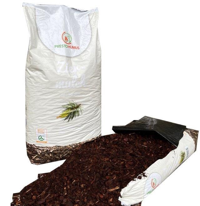 Kiefernrinde Ziermulch 10-20 mm, 60 L, 42 Sack/Pal. – Bild 4