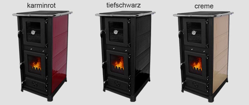 Kamin mit Backofen Johann 12kW – Bild 2