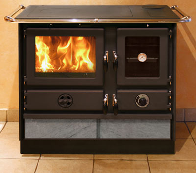 Wasserführender Speckstein Herd Amalia 16kW – Bild 10