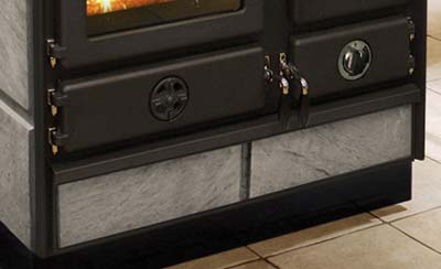 Wasserführender Speckstein Herd Amalia 16kW – Bild 9