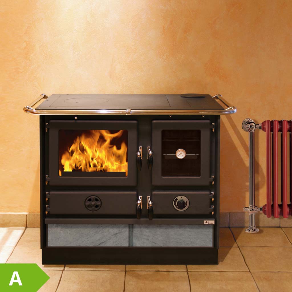 Wasserführender Speckstein Herd Amalia 16kW
