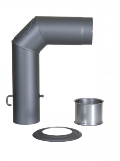 Winkelrohr-Set Senotherm 150mm (gussgrau)