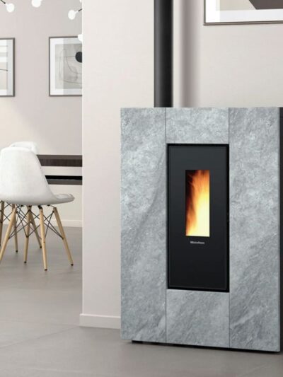 Extraflame Marilena Plus 5.0.16 Pelletofen Stahl Naturstein