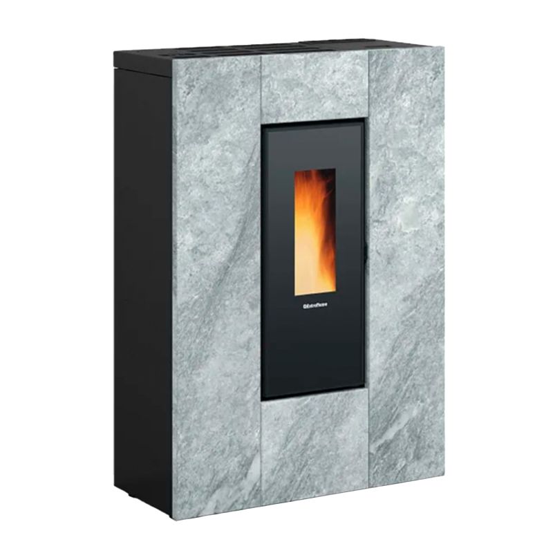 Extraflame Marilena Plus 5.0.16 Pelletofen Stahl Naturstein – Bild 2