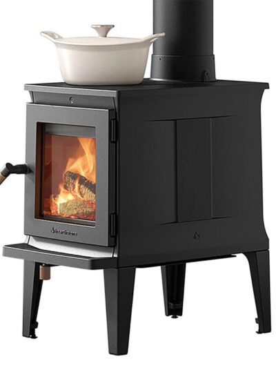 Hergom E20 Green Mountain Kaminofen Gusseisen schwarz