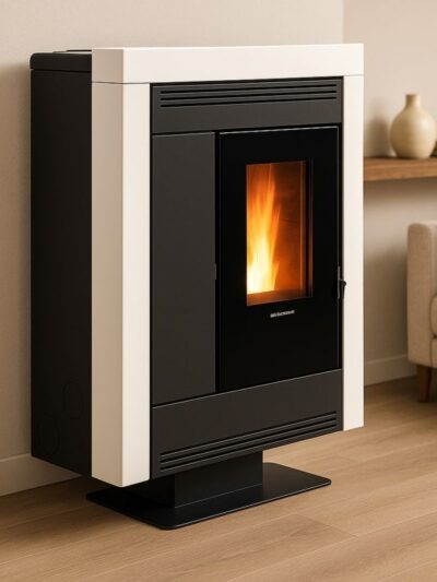 Extraflame SOUVENIR PLUS STEEL 5.0 - Weiss Pelletofen