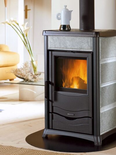 La Nordica Termorossella Plus EVO DSA 16 Wasserführender Kaminofen Speckstein