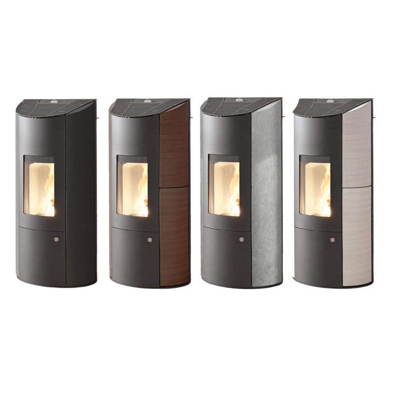 Olsberg Levana 3.0 Pelletofen Stahl Schwarz/Keramik Caffe Arabica 6kW – Bild 6