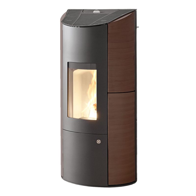Olsberg Levana 3.0 Pelletofen Stahl Schwarz/Keramik Caffe Arabica 6kW – Bild 2