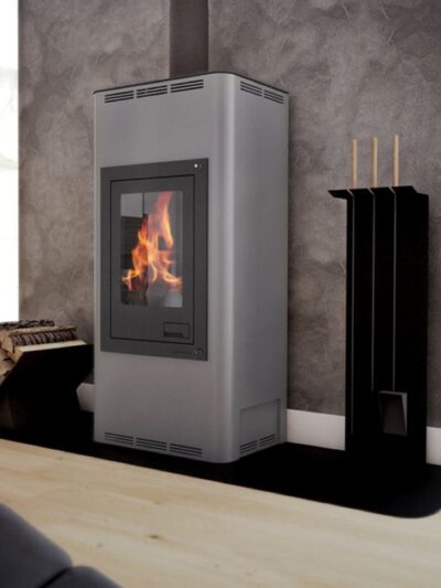 Aquaflam 12 Automatic Wasserführender Kaminofen Grey