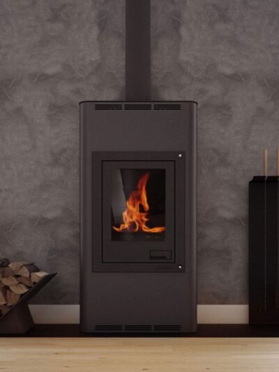 Aquaflam 12 Manual Wasserführender Kaminofen Black