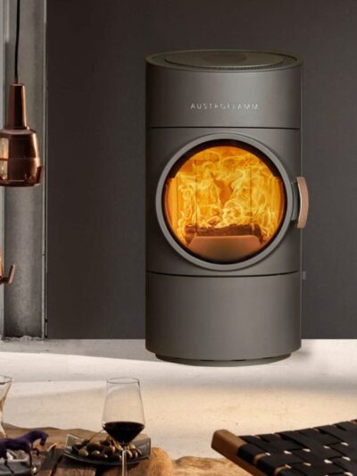 Austroflamm Clou Compact 2.0 Kaminofen Stahl Gussgrau