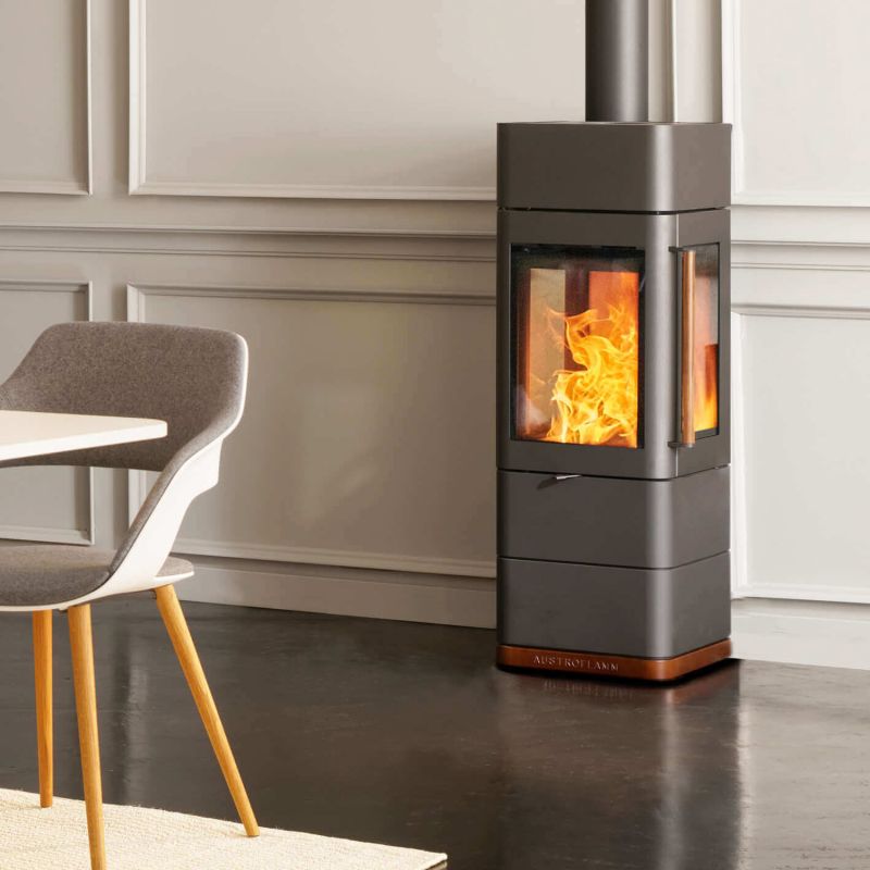 Austroflamm Ivy 2.0 Kaminofen Stahl Schwarz – Bild 2