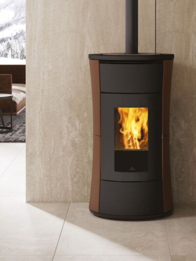 Edilkamin Cherie 9 EVO Pelletofen Stahl Bronze