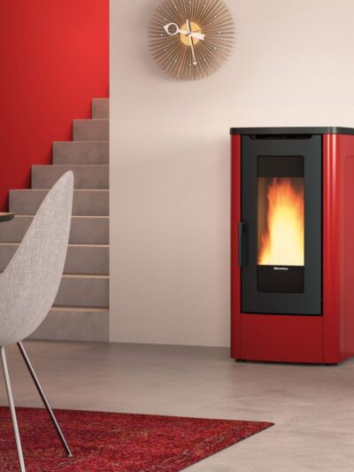 Extraflame Dahiana Plus VFS Pelletofen Stahl Bordeaux