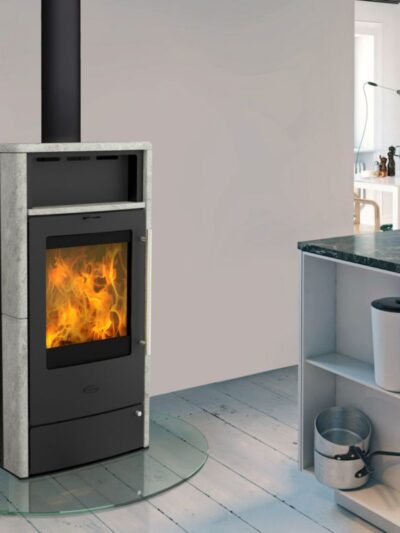 Fireplace Torino Dauerbrandofen Speckstein