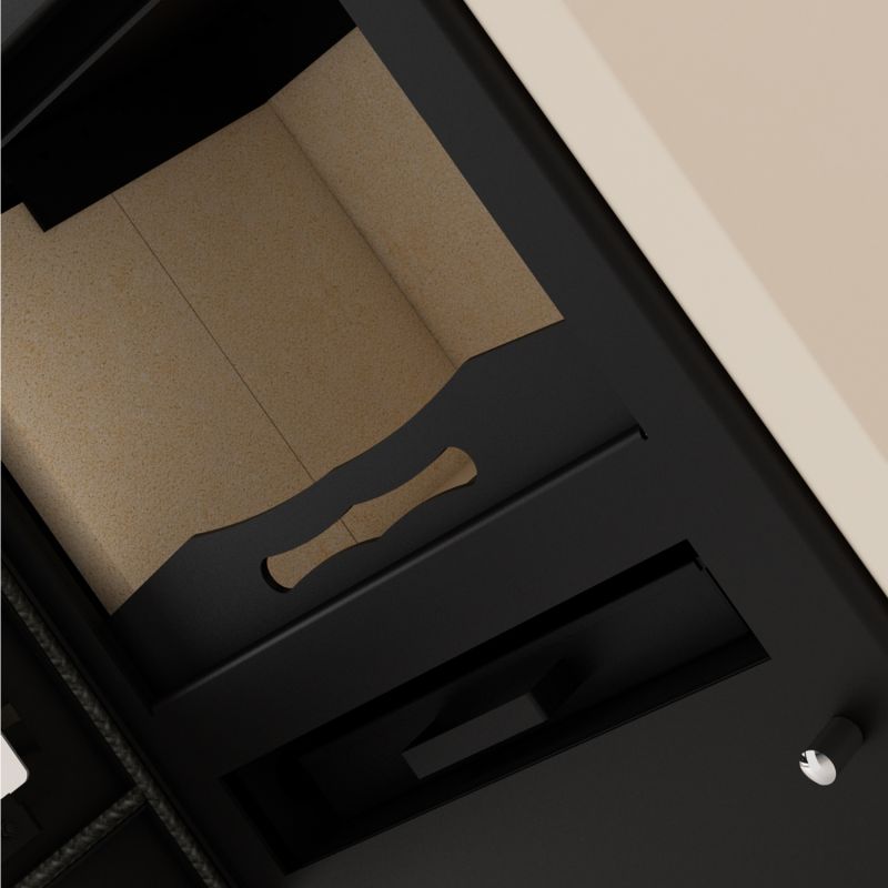 HS Flamingo Espo 3 Kaminofen Creme – Bild 4