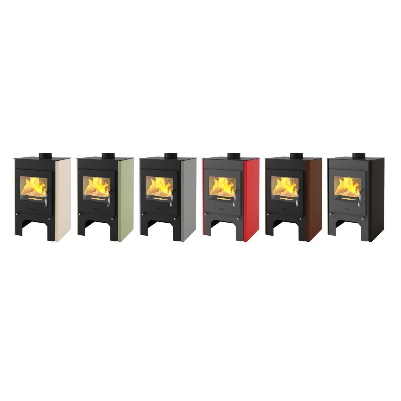 HS Flamingo Espo 3 Kaminofen Creme – Bild 7