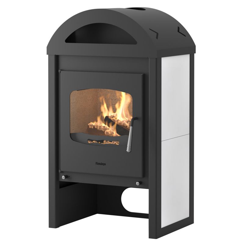 HS Flamingo MELAND Kaminofen White – Bild 2