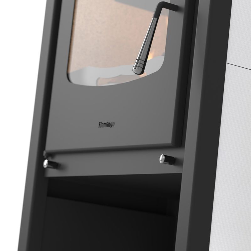 HS Flamingo MELAND Kaminofen White – Bild 4
