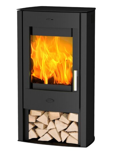Fireplace Tuvalu Kaminofen Stahl Schwarz 6 kW