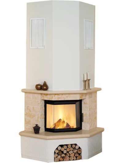Hark Kaminofen-Bausatz Vermont Marmorverkleidung Beige 8 kW EEK: A+