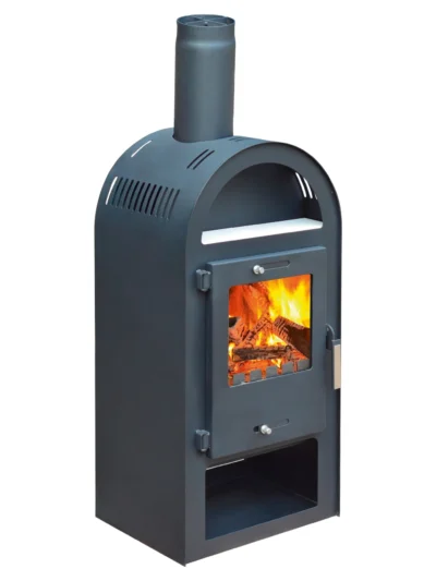 Accente Kaminofen Magna 3.0 (UNI-1963 3.0) Stahl Schwarz 7 kW