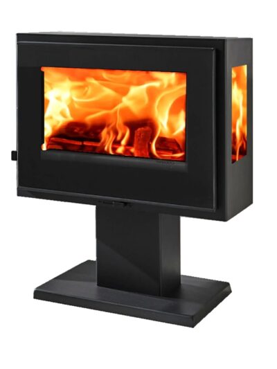 Panadero Loire 3V EcoDesign drei Kaminofen Stahl Schwarz 8 kW