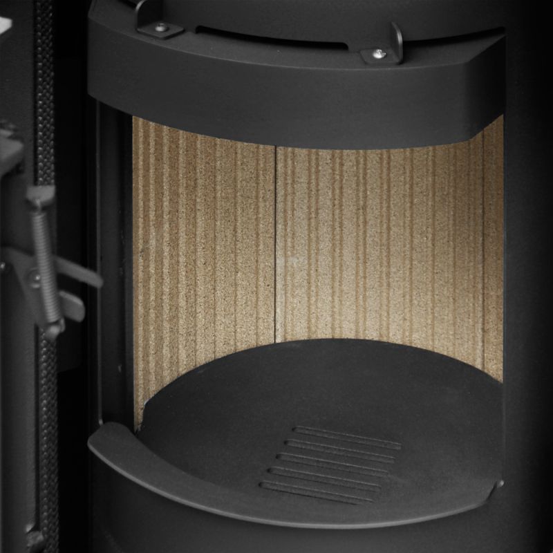 Justus Faro W+ 2.0 Kaminofen Stahl Gussgrau mit Speckstein-Verkleidung – Bild 5