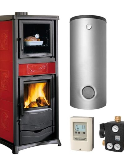 La Nordica Termorossella Plus Forno DSA 16 0 Liberty Bordeaux Set + Hygienespeicher SHS 750 + SWT
