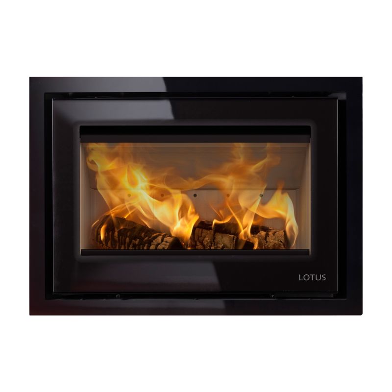 Lotus H470 Kamineinsatz Black Magic / Scharniere links – Bild 2