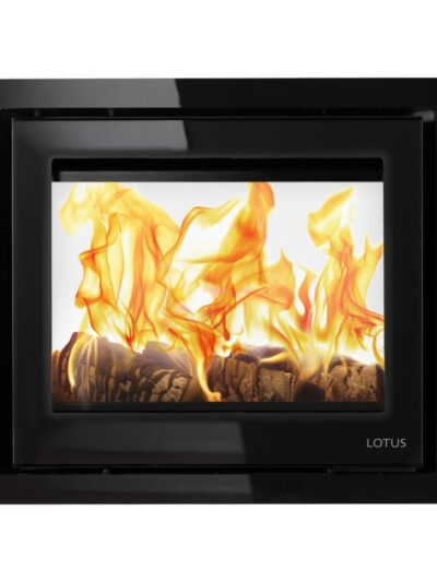 Lotus H570 T Kamineinsatz Black Magic / Scharniere links