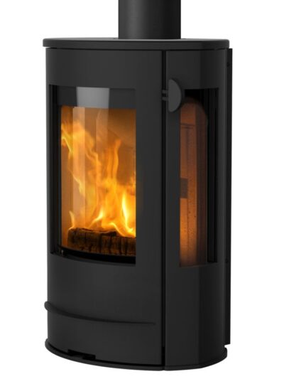 Lotus Liva 8G Kaminofen Schwarz, Rauchabgang oben