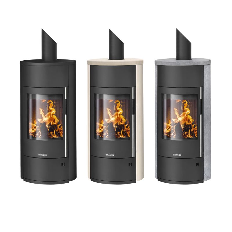 Oranier Polar Neo Vantage W+ Kaminofen Stahl Schwarz – Bild 7