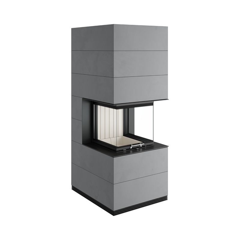 Spartherm SIM Arte U-50h Kaminbausatz RLA Feinbeton gespachtelt 2/3 – Bild 2