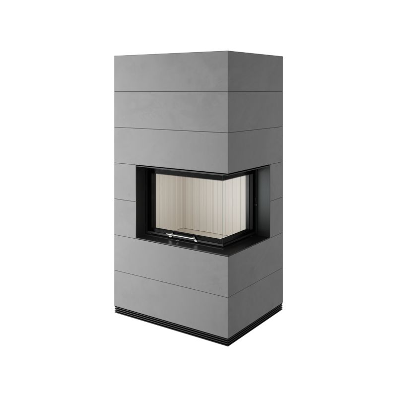 Spartherm SIM Varia 2Rh H2O Kaminbausatz RLA Feinbeton gespachtelt 2/3 – Bild 2
