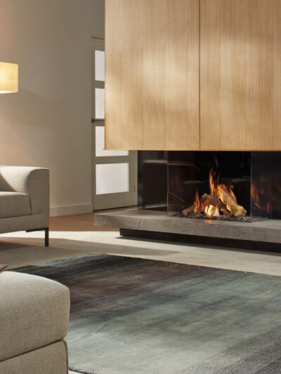 Spartherm DRU Maestro 80/3 RCH Gas-Kamineinsatz G30/G31 / Schwarz / Clear View