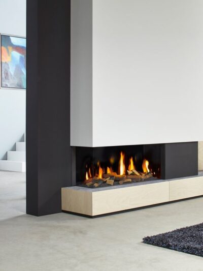 Spartherm DRU Metro 100XT/2-41 RCH Gas-Kamineinsatz G20 / Links / Ceraglas / Clear View