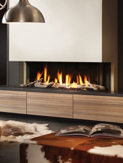 Spartherm DRU Metro 130XT/3 RCH Gas-Kamineinsatz G31 / Schwarz