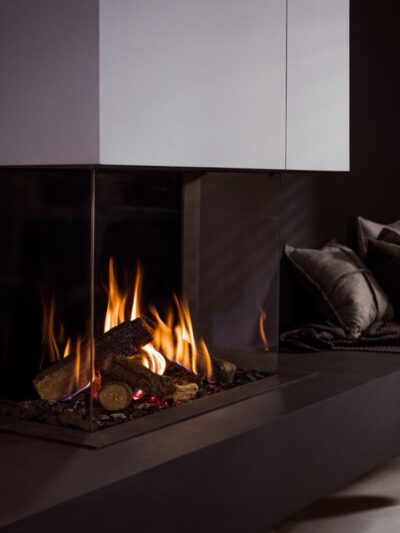 Trimline Fires Trimline 83 Panorama Gas Kamineinsatz G20