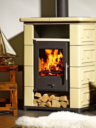 Wamsler Montafon S Kaminofen Keramik beige