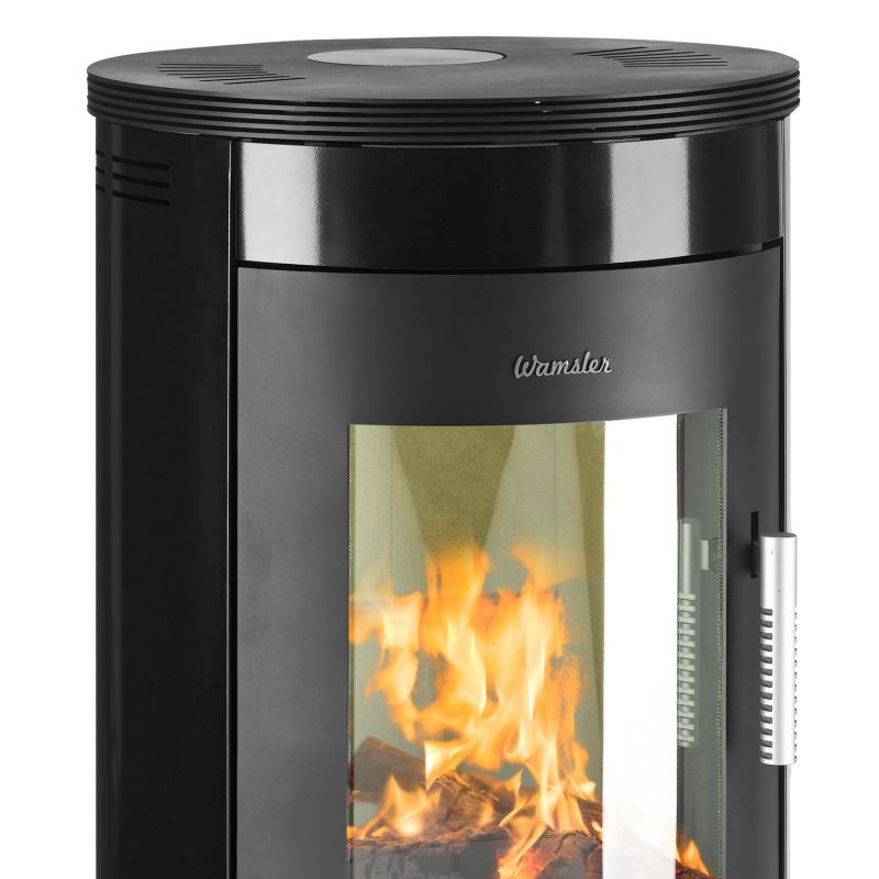 Wamsler City Kaminofen Stahl Schwarz – Bild 2